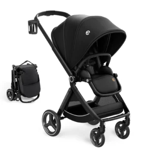 EMU Reversible Baby Stroller with Reversible Seat Full-Size Infant Stroller with Full Recline Cockpit Compact Foldable Pram Carr