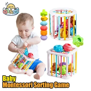 Colorful Shape Blocks Baby Learning Educational Toys Activity Cube Sensory Sorting Game For Children Bebe Birth Inny 0 12 Months